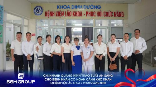 SSM Group tổ chức chương trình thiện nguyện tại Bệnh Viện Lão Khoa & Phục Hồi Chức Năng Quảng Ninh
