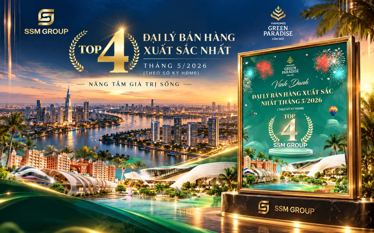 Tháng 5/2026 – Top 4 Đại lý bán hàng xuất sắc