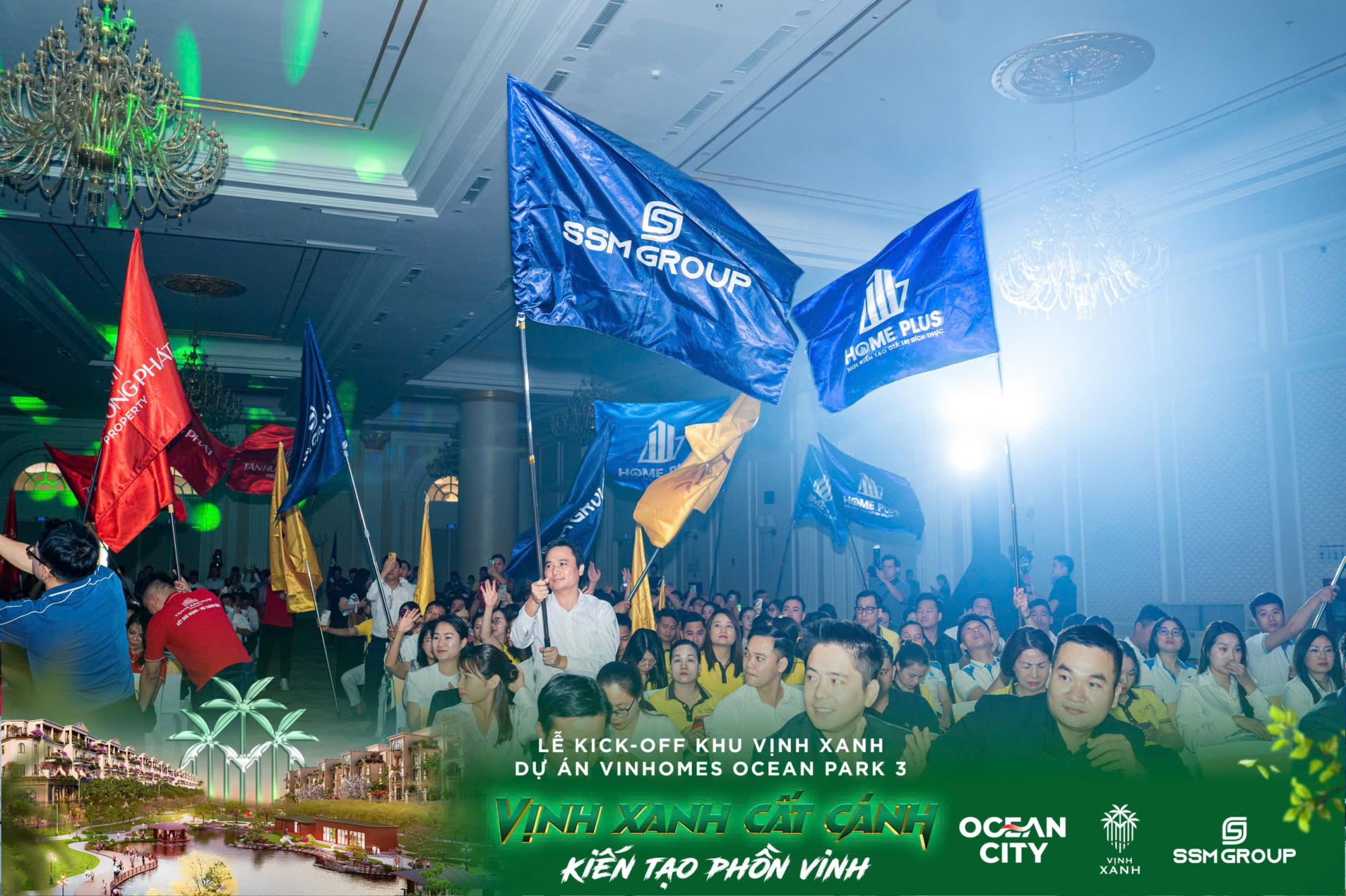 Không khí sục sôi của đội ngũ kinh doanh SSM Group trước chiến dịch mới.