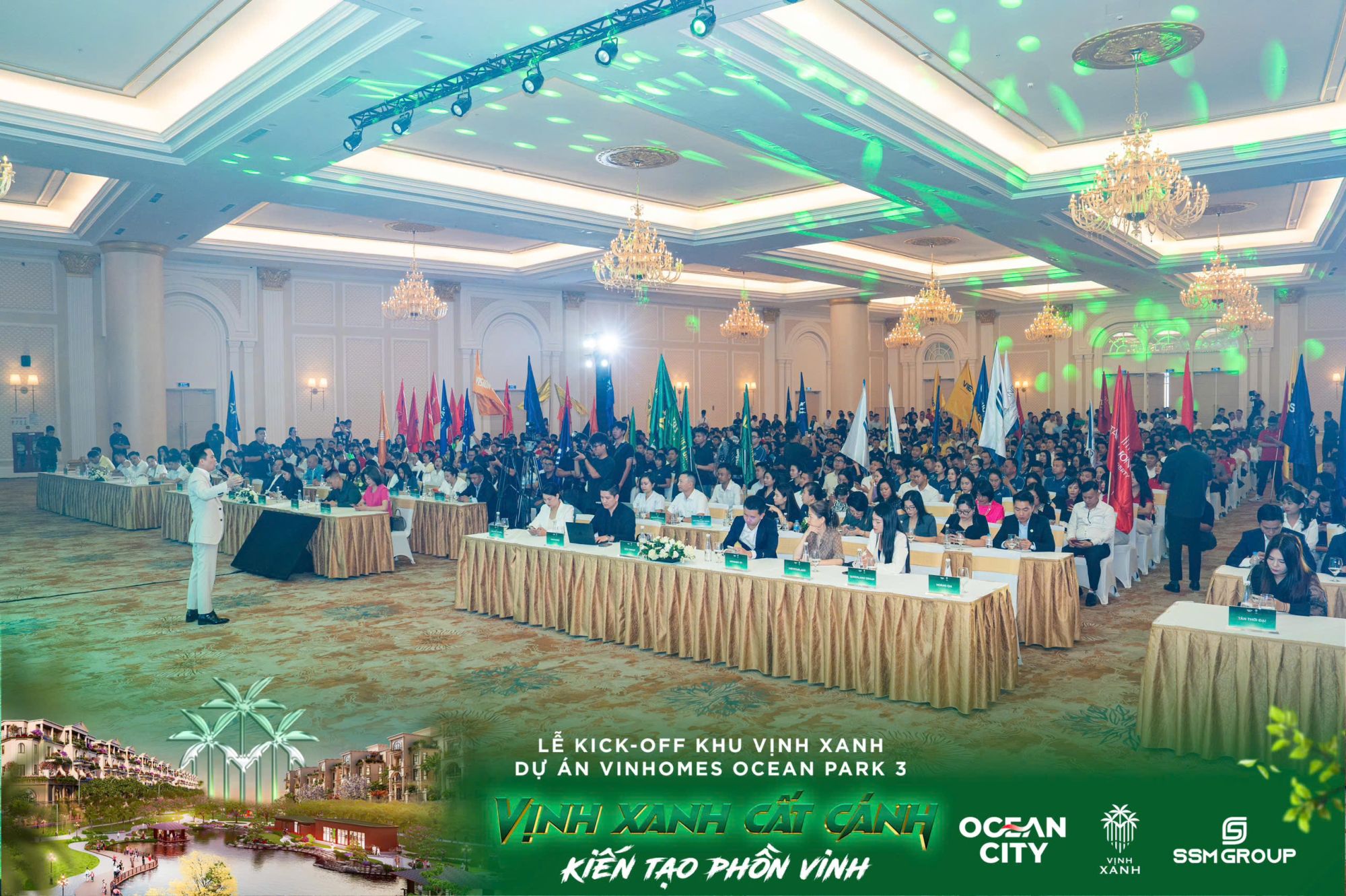 Khởi đầu rực lửa tại buổi kick-off Vịnh Xanh quy tụ gần 800 chiến binh kinh doanh