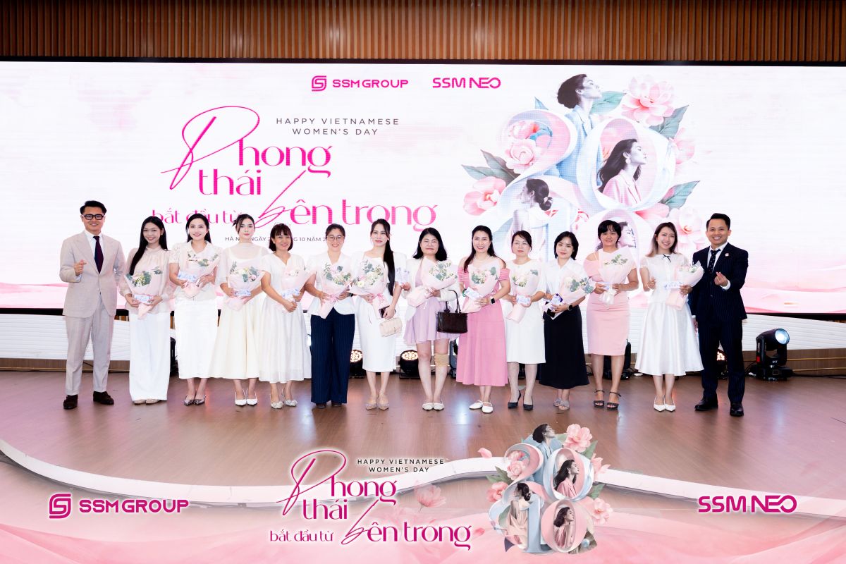 Phong thái bắt đầu từ bên trong - món quà đặc biệt SSM Group dành tặng phái đẹp
