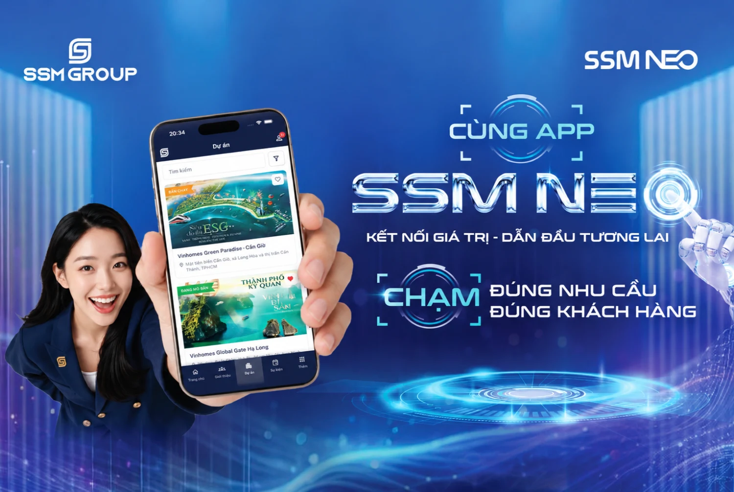 Ra mắt ứng dụng SSM NEO – Hệ sinh thái bán hàng bất động sản thế hệ mới