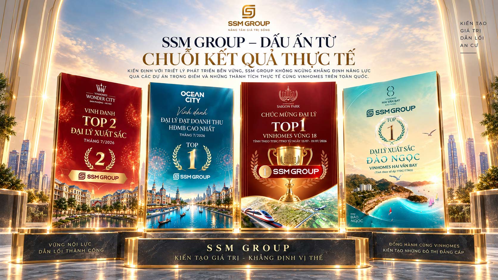SSM Group – Dấu ấn từ chuỗi kết quả thực tế