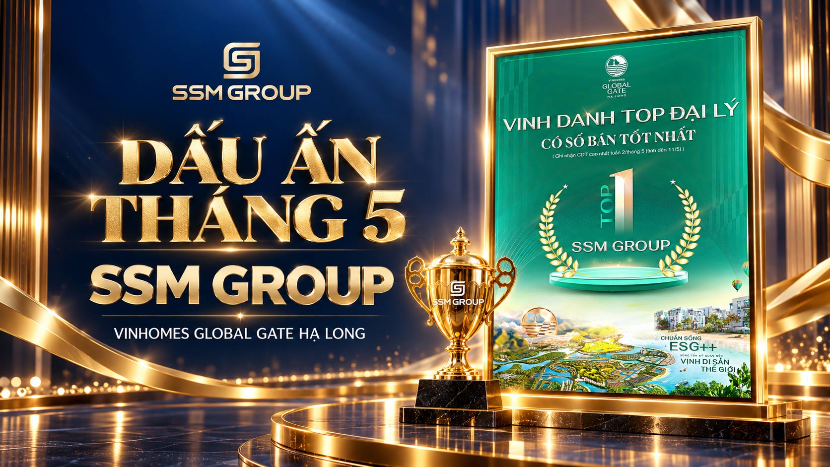 Tháng 5: Top 1 số bán và Top 2 lượng ký HĐMB/TTĐC
