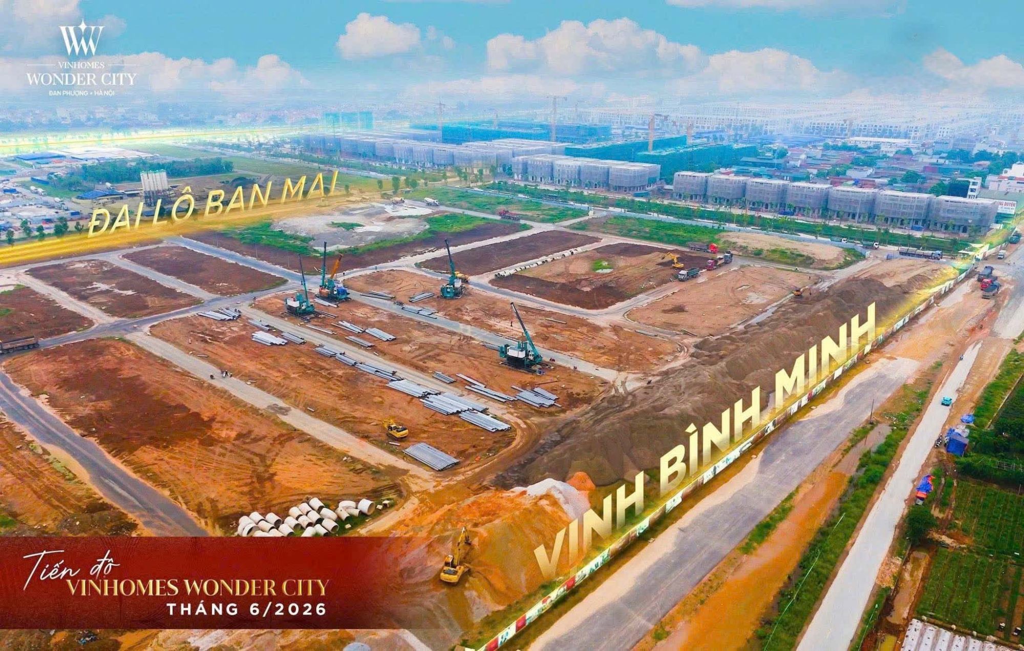 Tiến độ tháng 6/2026